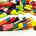 100pcs 12 Colors Standard Wooden Games Dominos Set Kids Racing Toy Blocks