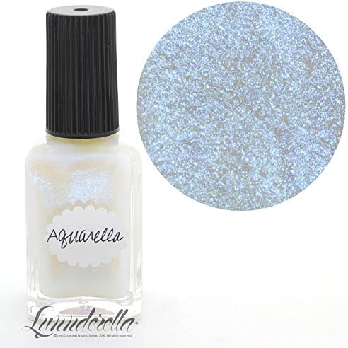 Lynnderella Shimmerella Aqua Nail Polish—Aquarella