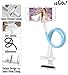 DaGou, Gooseneck Flexible Long Arms Cell Phone Clip Holder Stand with Sitck-On Car Mount for IPhone 6,6 Plus,5,4S,3GS,IPod,GPS,PDA,Samsung Galaxy, HTC, Nokia, LG, Blackberry Holder with Fully Function (Blue)