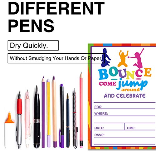 4 Bounce+House+Jumping+Invitations+Envelopes