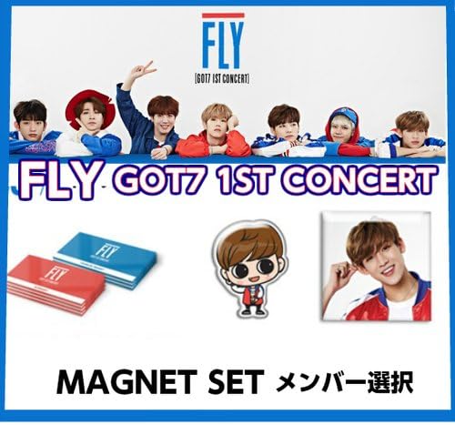 Amazon Got7 マグネットセット Fly 1st Concert Official Goods Got7 公式コンサートグッズ タイプ Bambam アイドル 芸能人グッズ 通販