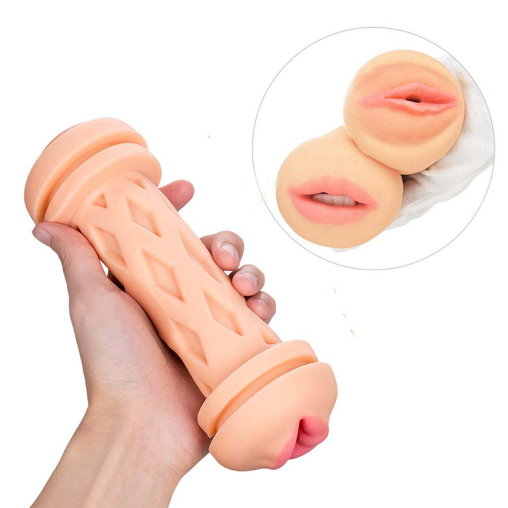 Aorgasms Vibrationsmassagegerät Spielzeug für Männer mit Doppelkopf Funktion,Realistische,Intelligente Aussprache