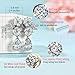 Roslynd Clip on Earrings for Women/Brides, Gifts for Mothers Day, Teardrop Cubic Zirconia Clip Earrings & 14k White-Gold-Plated Cz Earrings for women