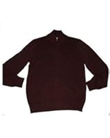 Calvin Klein Mens Quarter Zip Long Sleeve Knit Sweater,
