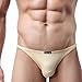 Sunward Men Ultra-Thin Breathable Briefs Sexy Underwear (XL, Beige)