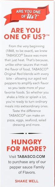 TABASCO PEPPER SAUCE, ORIGINAL FLAVOR, 2-OUNCE BOTTLES (PACK OF 24)