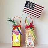 Pelican Bay Gourmet Key Lime Watermelon Margarita Mix & Pelican Bay Sangria Mix Bundle. Plus a BONUS FREE small 4th of July Patriotic American Flag. The Perfect Combo for Father's Day or Fourth of July, Summer BBQ, Picnic or Backyard Party (2 Items + bonus)