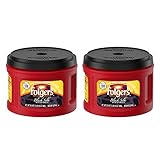 Folgers Black Silk, Dark Roast Ground Coffee, 24.2 Ounce(Pack of 2)