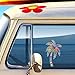 Palm Tree Sticker Beach Decal by Megan J Designs™ - Laptop Car Vinyl Tumbler Sticker