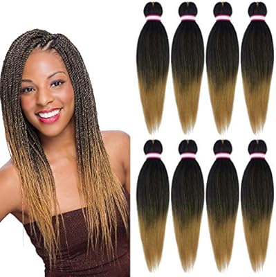 Liyate Ez Braiding Hair Pre Stretched Professional Ombre Braiding