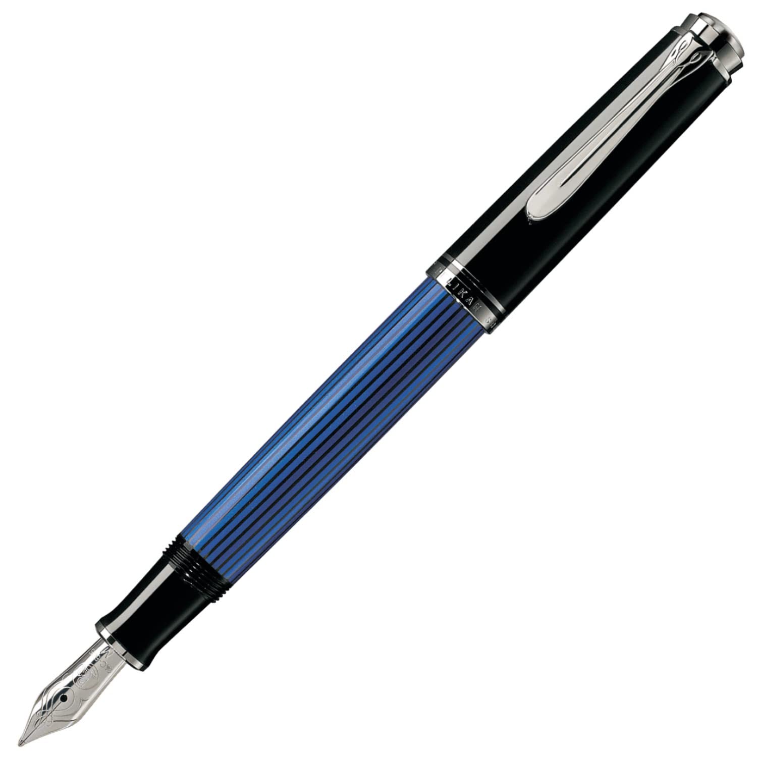 Premium Pelikan M405 Fountain Pen F Plume Noir/Bleu