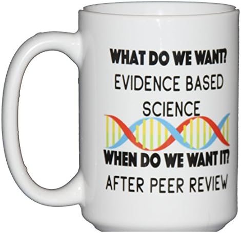 Coffee Mugs for Science, Math, and Nature Nerds (Evidence Based Science)