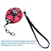130DB Safety Emergency Personal Alarm KeyChain with LED Light,iDaye Ladybug-Shaped Siren Voice Self Defense Keyring,Security Lovely Azan alarm for Women/Kids/Elderly Protection,Best Survival Whistle