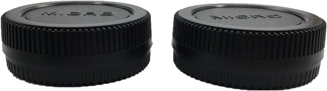 HomyWord 2 PACK Body Cap & Camera Rear Len Cover Set For Micro 4/3 DSLR Cameras & Micro 4/3 Mount Lenses (For Micro Four Third Lens, MFT) Fits Olympus E-PL5, E-PL6, EPL-7, E-PL8 E-P1/2/3 E-PL1/2/3 - Image 5