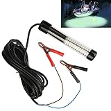 Goture 12V 10.8w 180 LEDs Submersible Fishing Light With 5m/ 5.47yd Cord - White, Blue, Green