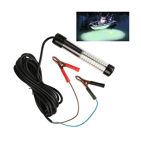 Goture-12V-108w-180-LEDs-Submersible-Fishing-Light-With-5m-547yd-Cord-White-Blue-Green