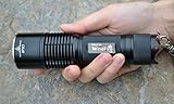 WindFire® F13 Waterproof 2000 Lumen Flashlight 5 Modes Cree T6 XM-L U2 L2 Led Camping Light AAA/18650/26650 Li-ion Battery Rechargeable Torch Flash Light Lamp With Lanyard for Camping Hiking and Outdoor Sports Indoor Activities (No Battery included)