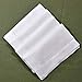 Bumblebee Linens White Linen Cotton Blend Hemstitched Dinner Napkins- Set of 4 18