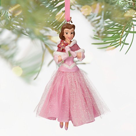 Belle Princess Sketchbook Ornament Pink Gown 2013