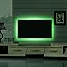 SUPERNIGHT Bias RGB TV Backlight,5050 Multi-color LED Light Strip With Adhesive Tape for Flat Screen TV Accessories,HDTV,Desktop LCD,PC Monitor(USB Powered,0.9Meter,27LED)