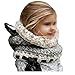 Jiamingyang Winter Warm Neck Wrap Scarf Children Wool Knitted Hats Baby Caps (Grey, 3-10 Years Old)