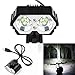 OVERMAL 6000LM 2 X CREE XM-L T6 LED USB Waterproof Lamp Bike Bicycle Headlight