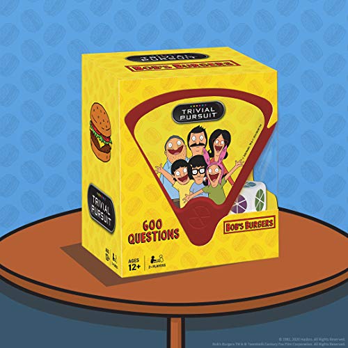 USAOPOLY Trivial Pursuit Bob's Burgers (Quickplay Edition) , Trivia Game Questions from Bob's