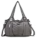 Scarleton Center Zip Shoulder Bag H147424 -Ash Grey