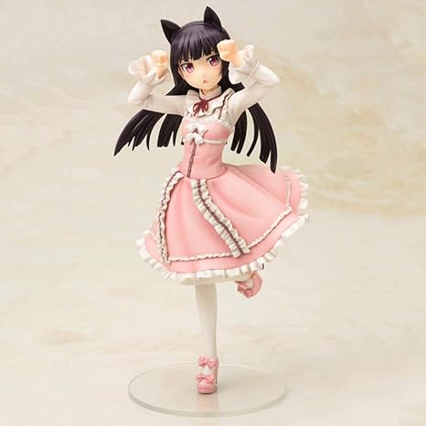 Amazon Co Jp Jinfenfg 私の妹 はとてもかわいいことはできません 黒猫23センチpvc素材 箱入り ハンドオフィス モデル ジンピン おもちゃ 手動のコンピューターデスクトップ装飾 誕生日プレゼント ホーム キッチン