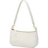 KKXIU Small Shoulder Bag for Women - Mini Purses for Women Vegan Leather Purse Classic Retro Handbag with Removable Strap
