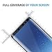 Galaxy Note 8 Screen Protector, Cubevit Full Coverage / Bubble Free / Anti-Scratch / HD Clear 3D Curved Premium Tempered Glass Screen Protector Film for Samsung Galaxy Note 8 2017 - Black