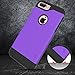 iPhone 7 Plus Case, LK [Armor Shield] Shock Absorbent Dual Layer Hard PC Cover + TPU Inner Hybrid Defender Case For Apple iPhone 7 Plus (Purple)