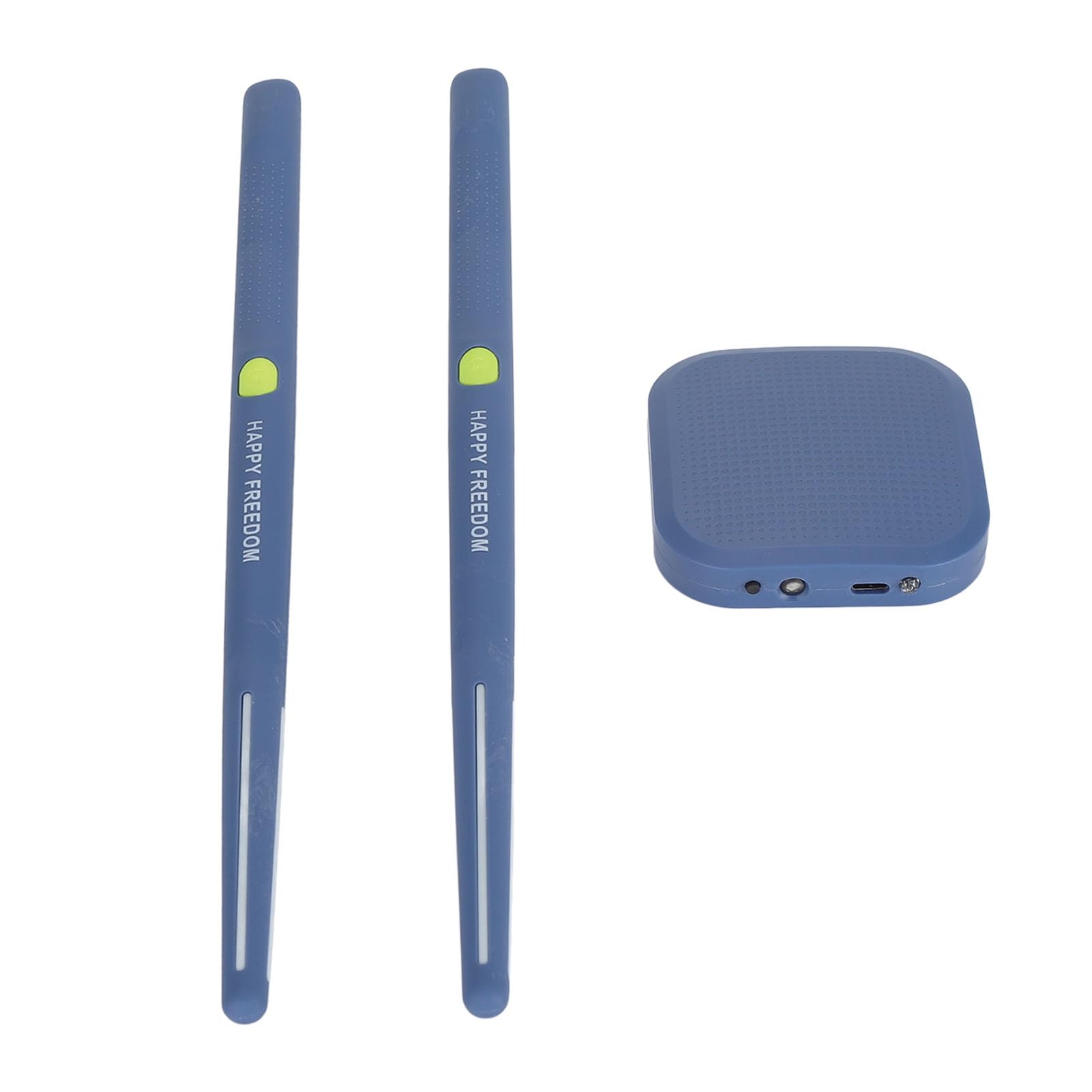 Electric Air Drum Set, Air Drum with Drumsticks, Pedals, Bluetooth and 8 Sounds Electronic Drum Set for Adults, Kids, Gift, USB MIDI Function, Motion Sensing Recognition (Blue)