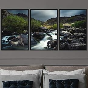 signwin 3 Piece Framed Canvas Wall Art Forest...