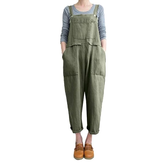 womens soft dungarees