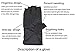 JURUAA Breathable Cool UV Lightweight Fingerless Gloves Driving Fingerless Gloves Black