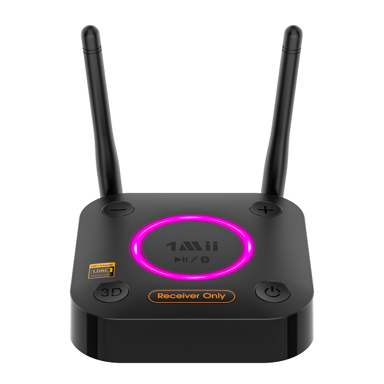 Photo 1 of 1Mii B06Ultra Bluetooth 5.3 Receiver with LDAC for Hi-Res Wireless Audio, HiFi Bluetooth Audio Adapter w/Audiophile DAC, 3D Surround aptX HD Low Latency, Optical AUX 3.5mm Coaxial for Home Stereo