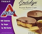 Atkins Endulge Peanut Butter Cup, 5 Count, 1.2 Ounce Each