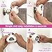 New Enjoy Cover - Door Knob Cover Grips Non Slip Arthritis & Senior Living Aids Grippy Easy Open Decorative. Simple Functional Effective Solution- 4 Pack (White, Tylo)