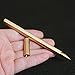 Cevinee Special Anti-roll Handmade Brass Pen, Solid Portable EDC Pocket Pen, Unique Polished Metal Sign Signature Pen Gel Pen, Christmas Gift Pen