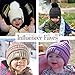 Funky Junque Toddler Pom Beanie – Warm Kids Winter Hat for Ages 1–4, Cozy Knit Snow Beanies for Baby Boys & Girls - 4 Tone Mix - a Hot Pink, Red, Baby Pink, Fuschia