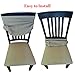 Waterproof Dining Chair Cover Protector - Pack of 2 - Perfect For Pets, Kids, Elderly, Restaurants, Party - Machine Washable, Elastic, Removable, Premium Quality, Clean the Mess Easily (Medium Brown)