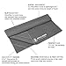 5BILLION Yoga Towel Yoga Mat Towel Microfiber Towel – 72″ X 24″ – Perfect Size for Mat – Non Slip,Fast Drying,Sweat Absorbent & Machine Washable with Free Carry Bag (Gray)thumb 4