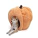 PAWZ Road Halloween Cozy Cat Bed, Puppy Hut Kitty Cave Pumpkin-Shaped Kennel, Non-Slip and Durable for Cats and Small Dogs