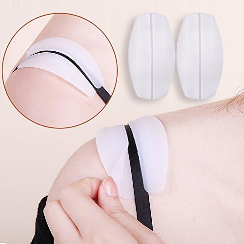 4 Pack - Premium Silicone Bra Strap Cushions - Ultra-soft, Lightweight and extremely Comfortable