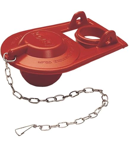 Korky Red Hinge Toilet Flapper For Kohler Toilets | Model 2011BP Replacement Flapper Valve