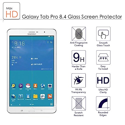 VIMVIP Samsung Galaxy Tab Pro 8.4 [Tempered Glass Screen Protector] 0.3mm Thickness Tempered Glass Screen Protector for Samsung Galaxy Tablet Pro 8.4 - Thumbnail 4
