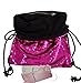 Winmany Mermaid Sequin Drawstring Backpack Glittering Reversible Dance Bag Sports Backpack Bag Outdoor Shoulder Bag
