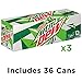 Diet Mountain Dew Soda, Fridge Pack Bundle, 12 fl oz, 36 Cans