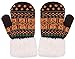 Arctic Paw 3 Pairs Kids' Sherpa Lined Knit Mittens Boys Girls Winter Gloves